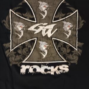 Great White Rocks – Skull / Ocean Adult Tee – Mens M / Womens L – Limited Edition – OOP